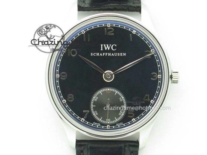 MIROTIME 0511 Sustainable Portuguese IW5444 SS White Dial RG Numbers On Brown Leather Strap A 7256